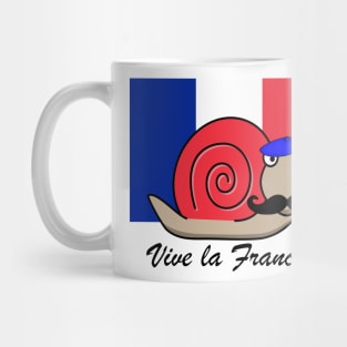 Bastille Snail with Mustache Mug